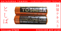 Батарейка Тошиба